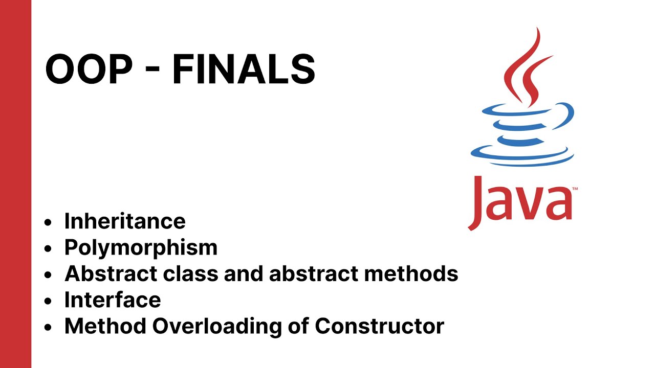 OOP FINAL EXAM - YouTube