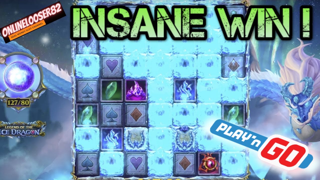 INSANE WIN LEGEND OF THE ICE DRAGON ! PLAY N GO - SLOT ONLINE ITALIA