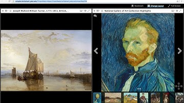 IIIF Mirador demonstration with museum images