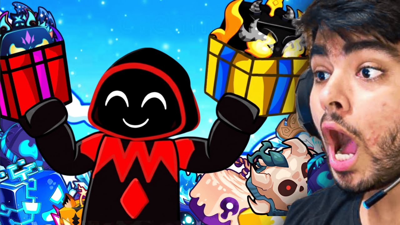 I Opened 50 Christmas Gifts in Blox Fruits Roblox