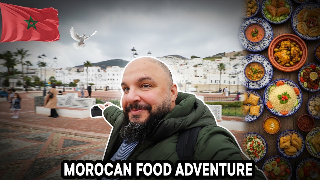 مأكولات وسط مدينة تطوان شمال المغرب 🇲🇦