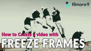 Freeze Frame Effect with Filmora 9 | tutorial 09
