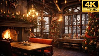 Cozy Christmas Fireplace ?? Relaxing Christmas Music For Stress Relief ? Christmas Music 2023