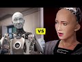 Ameca vs sophia lifelike vs ai  robots of ces