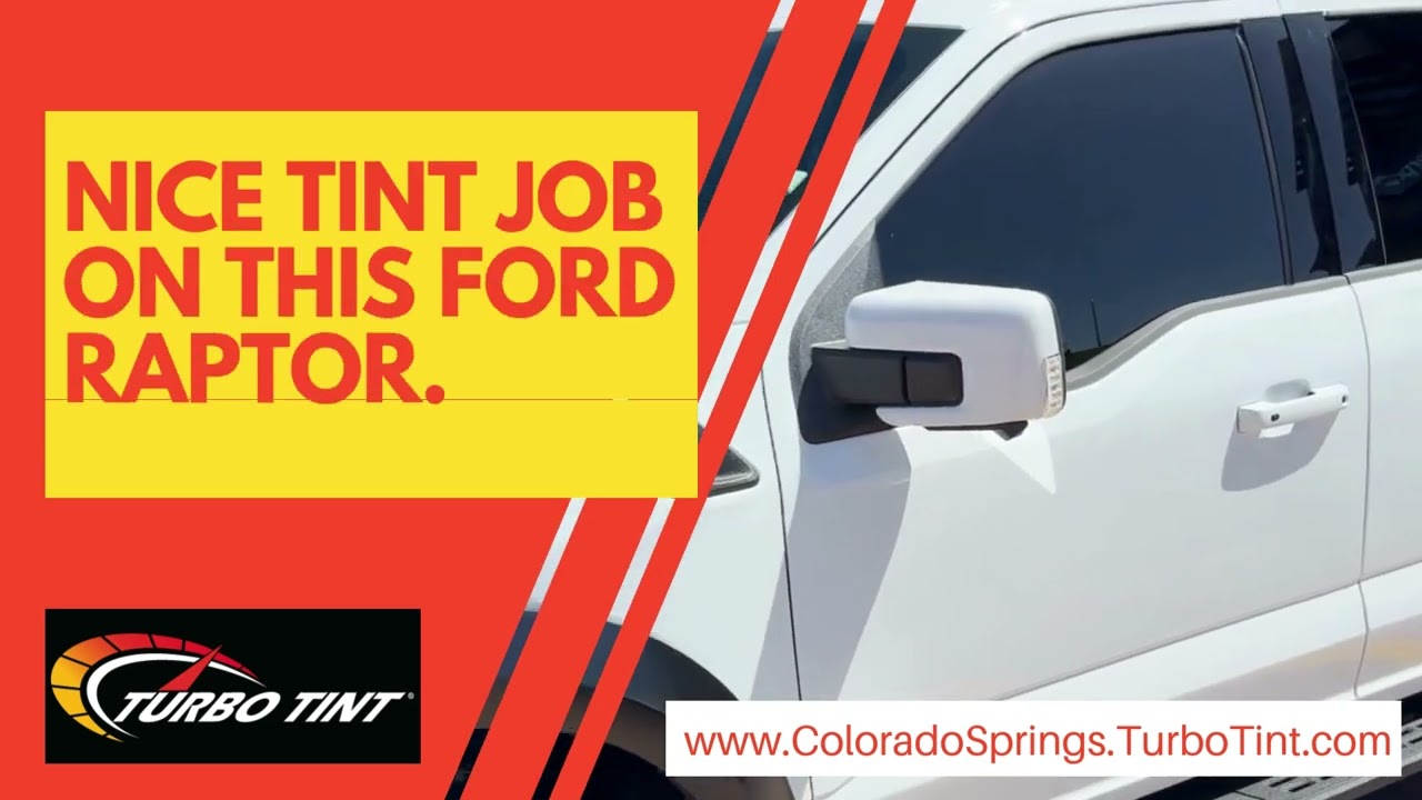 Ford Raptor Window Tint Transformation | Turbo Tint Colorado Springs, Falcon & surrounding areas