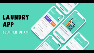 Flutter Laundry App UI - Speed Code Video - Part 1 / 3  (Landing Page & Login Page) screenshot 4