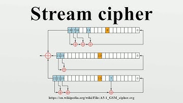 Stream cipher