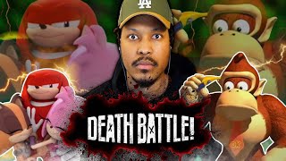 Berleezy Reacts To Donkey Kong VS Knuckles | DEATH BATTLE