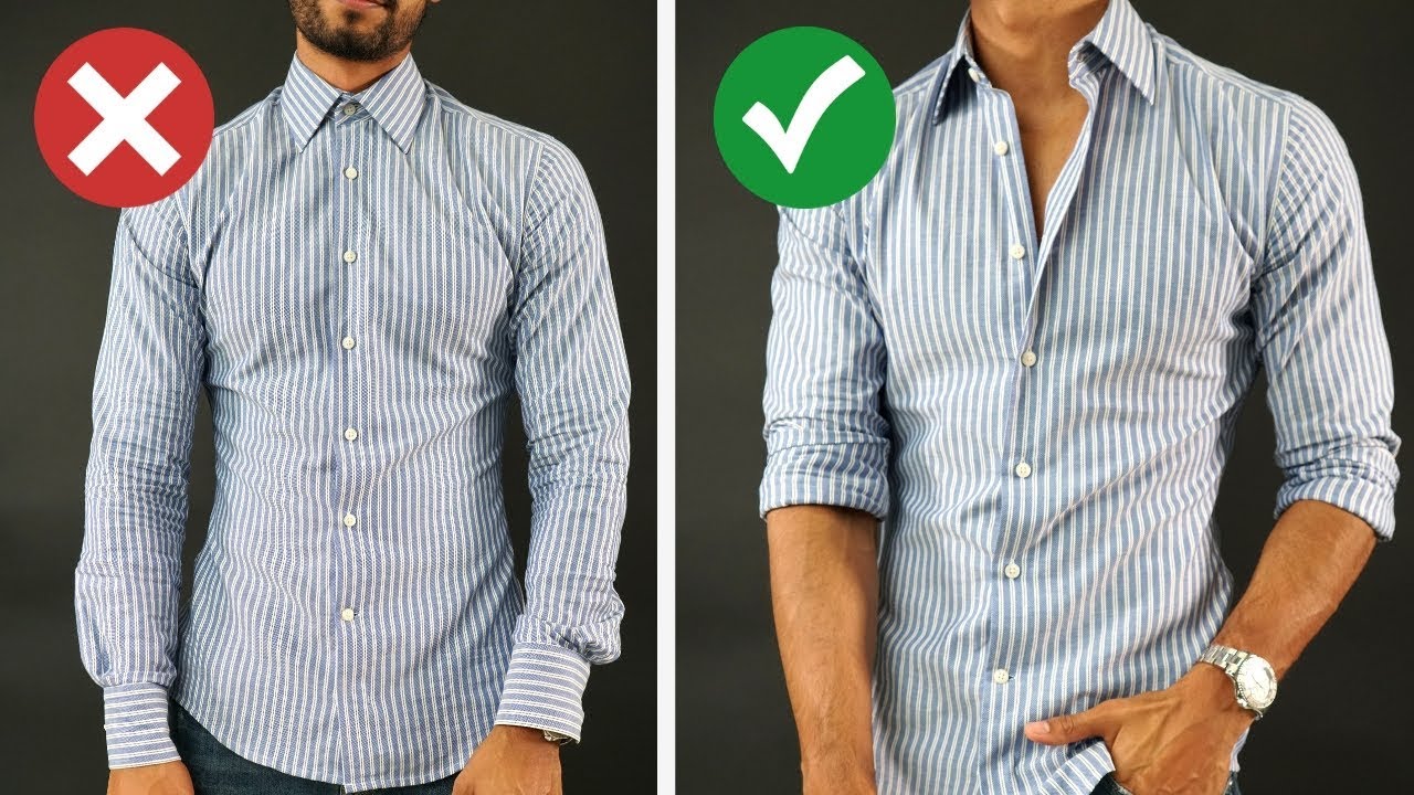 How Your Button Up Shirts Should Fit