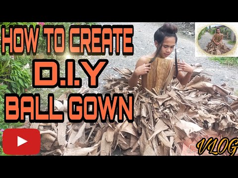 HOW TO CREATE BEAUTIFUL GOWN IN JUST 5 MINUTES