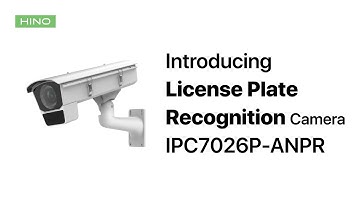 Deep Learning License Plate Recognition Camera with Protection Closure IPC7026P-ANPR | Hinovision
