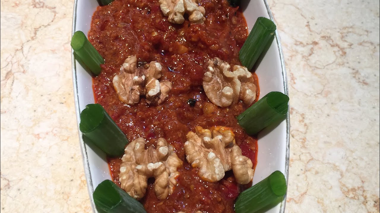 المحمره الحلبيه بأسهل طريقه طعم ولاأطيب فيديوتعليمي قديم دلال حناوي