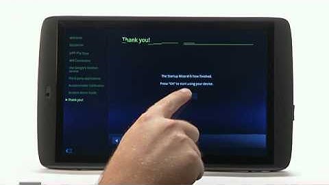 ARCHOS G9 Tablet - How-To pt. 1 - Getting Started