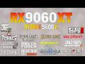 RX 9060 XT + Ryzen 5 5600x - Test in 16 Games 1440p