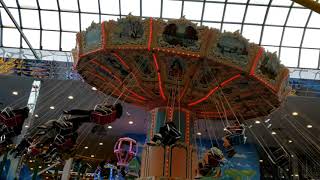 Swing Ride at galaxyLand #westedmontonmall #indoorfun #ride #indoorplayground