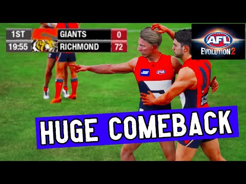 INSANE COMEBACK!! AFL Evolution 2 Gameplay
