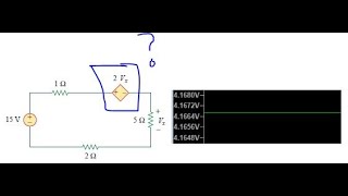 How to find voltage and current with dependent sources in Proteus (Voltage Controled Voltage Source)