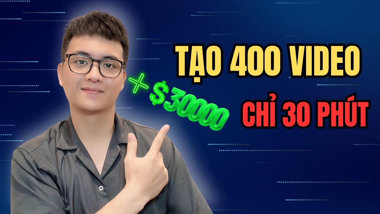 Outline Video Cách tạo ra 400 Video ngắn chỉ với 30 Phút, Kiếm vài chục ngàn $