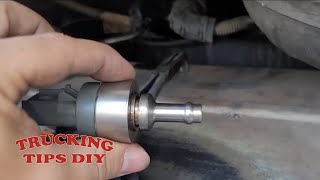 How to replace DOC Inlet and outlet pressure sensor on freightliner Cascadia  Clear code SPN 3251 02