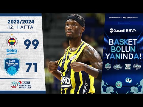 Garanti BBVA | Fenerbahçe Beko (99-71) Türk Telekom - TSBSL - 2023/24