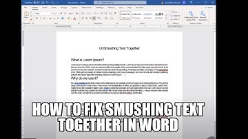 Hoe je het probleem met samengedrukte tekst in Word kunt oplossen