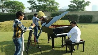 " do lafzon ki played on piano during sound check before gig.