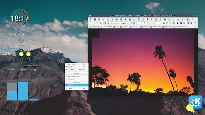 KDE Tip: Change your Desktop Wallpaper the Easy Way