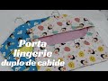 Porta lingerie  dublo de cabide