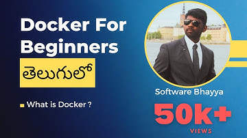 1. What is docker ? Learn docker in Telugu | తెలుగులో