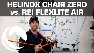 Helinox Chair Zero vs  REI Flexlite Air Chair