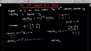 Mastering Matrix Cofactors: A Comprehensive Guide to Linear Algebra Techniques