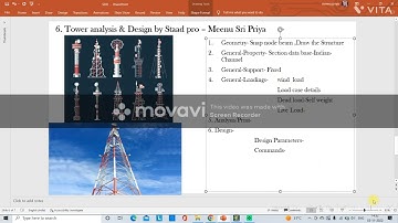 Simple Tower Analysis and Design Using Staad Pro