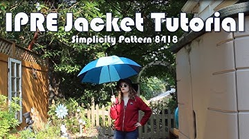 Simplicity 8418 Tutorial: IPRE Bomber Jacket