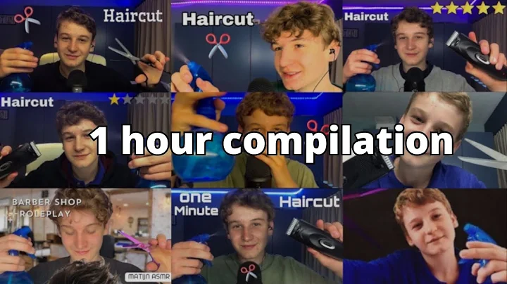 The Best ASMR Haircut Compilation Videos (Matijn ASMR) - 1 Hour Edition