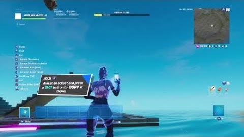 How to make a floating 1v1 island in fortnite