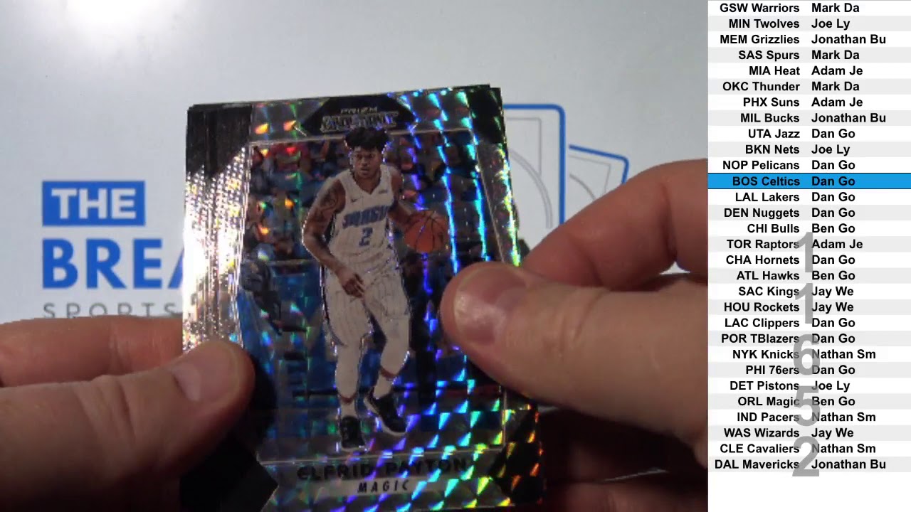 1 Box of 2017-18 Panini Prizm Mosaic Basketball (Break ID: 11652) - YouTube