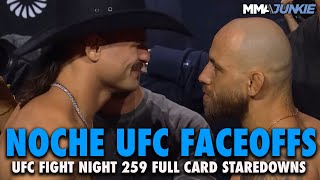Noche UFC full card final faceoffs: Diego Lopes vs. Jean Silva | UFC Fight Night 259