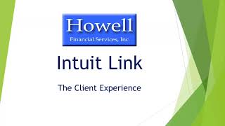 Intuit Link - The Client Experience