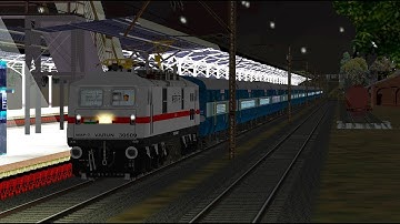 Night Action + Master Blaster | MSTS Indian Railways 11058 Amritsar - Mumbai CSMT Pathankot Express