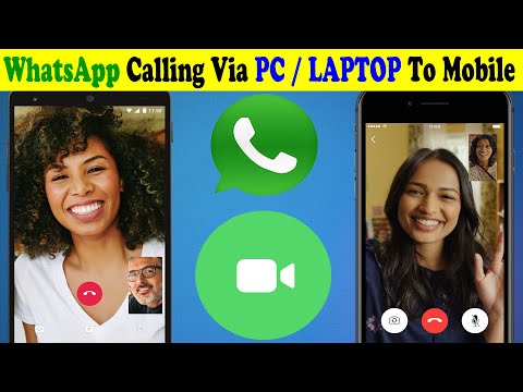 Whatsapp Calling PC/ Laptop From Mobile