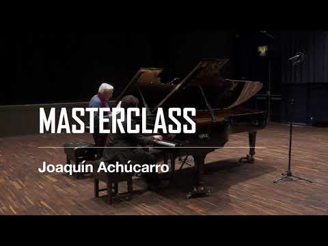 Joaquín Achúcarro Masterclass with Christos Fountos playing Ravel - Gaspard de la nuit