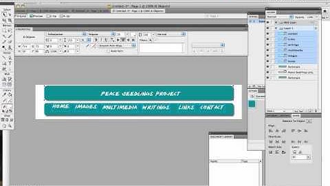 Creating a Header and Navbar in Fireworks CS5