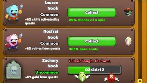 Clicker Heroes Gameplay Update - Relic Upgrades and Mercenaries!