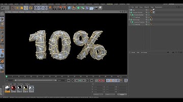 How to model atom array text style in Cinema 4d tutorial