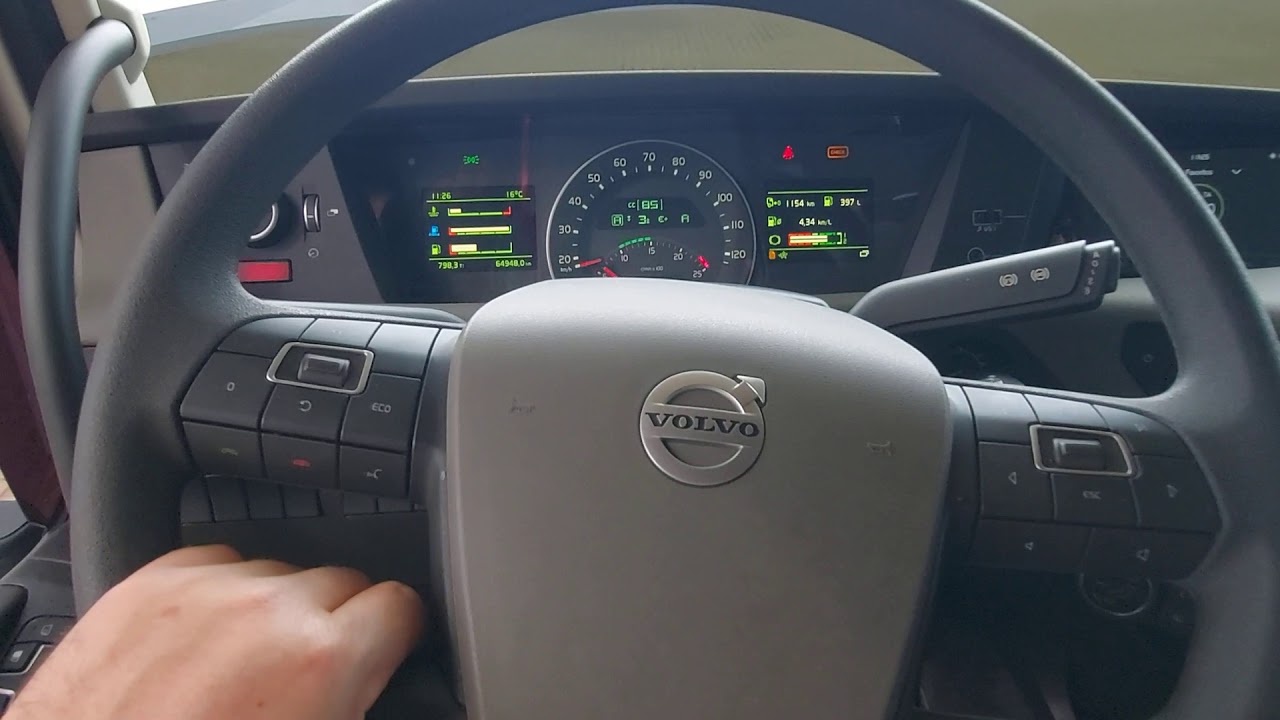 Como usar o Freio Motor e Piloto Automático Volvo Fh