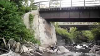 old abandoned train bridge in stickney NEW Brunswick