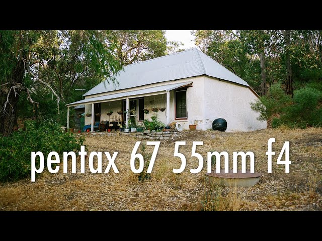 pentax 67 55mm f4 first impressions - YouTube