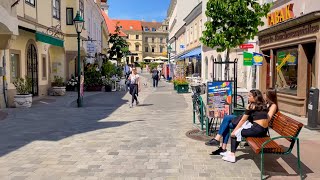 Walking In Old Town Mödling, City Center, Lower Austria | 4K HDR | ASMR | City Sounds | 2021