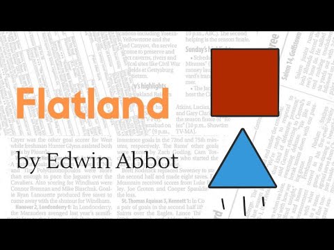 Video: Când a fost scris Flatland?