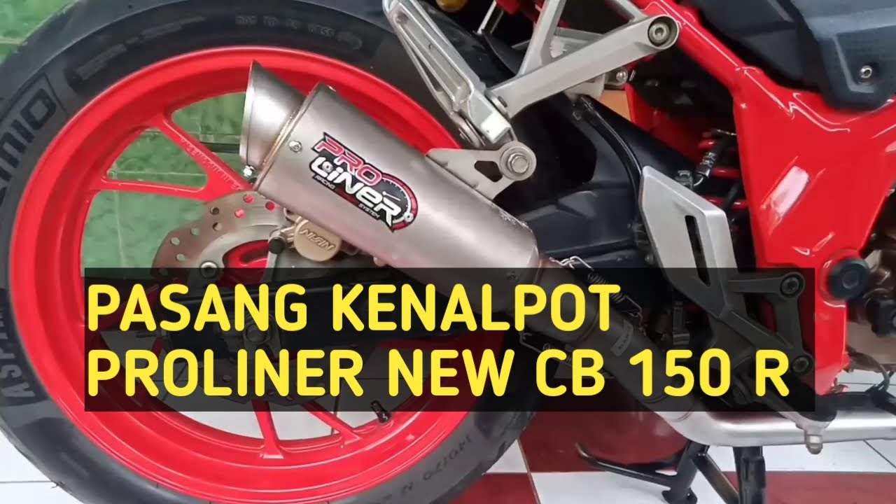GANTI KENALPOT RACING NEW CB 150 R 2018 | KENALPOT PROLINER #44